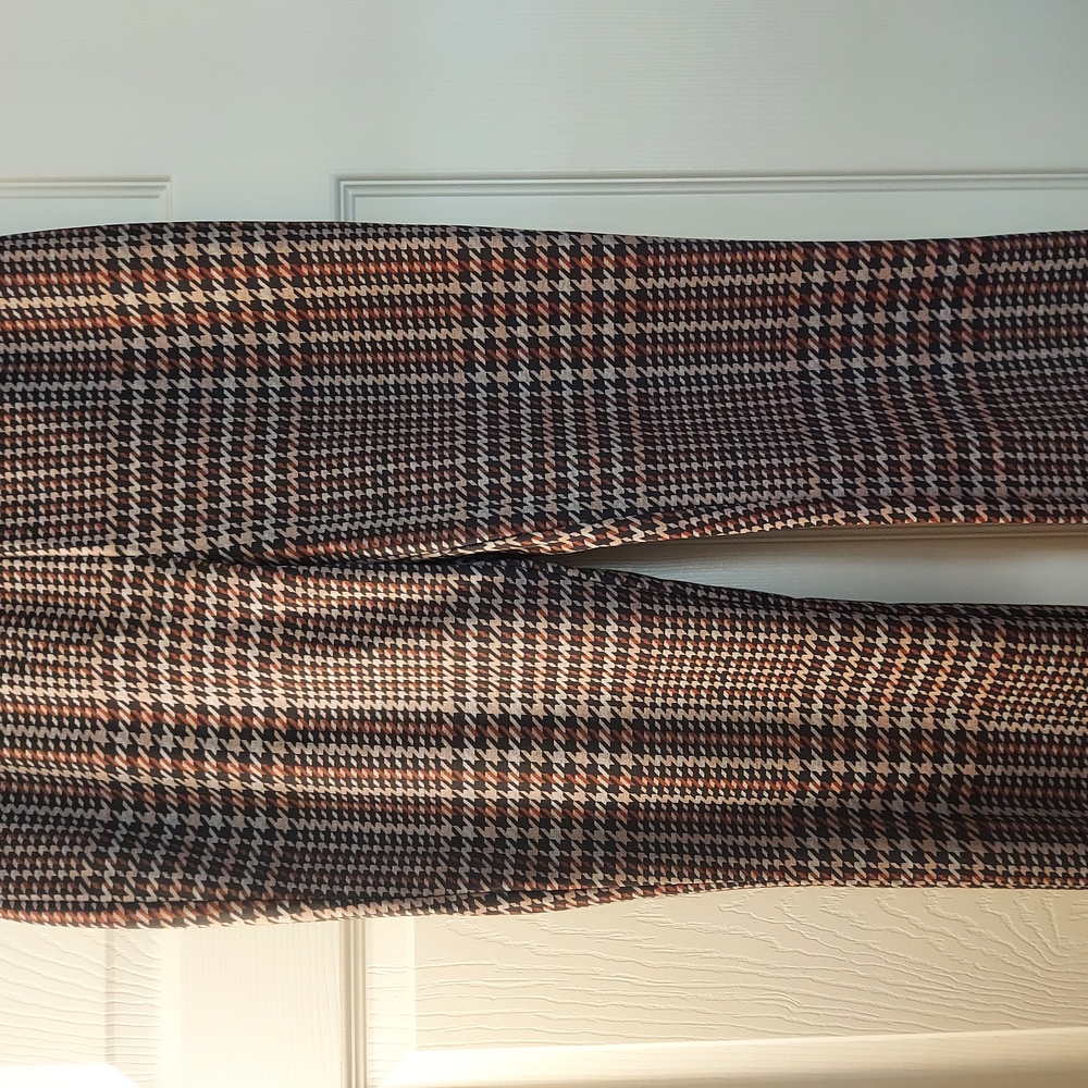 Plaid Patterned Pants